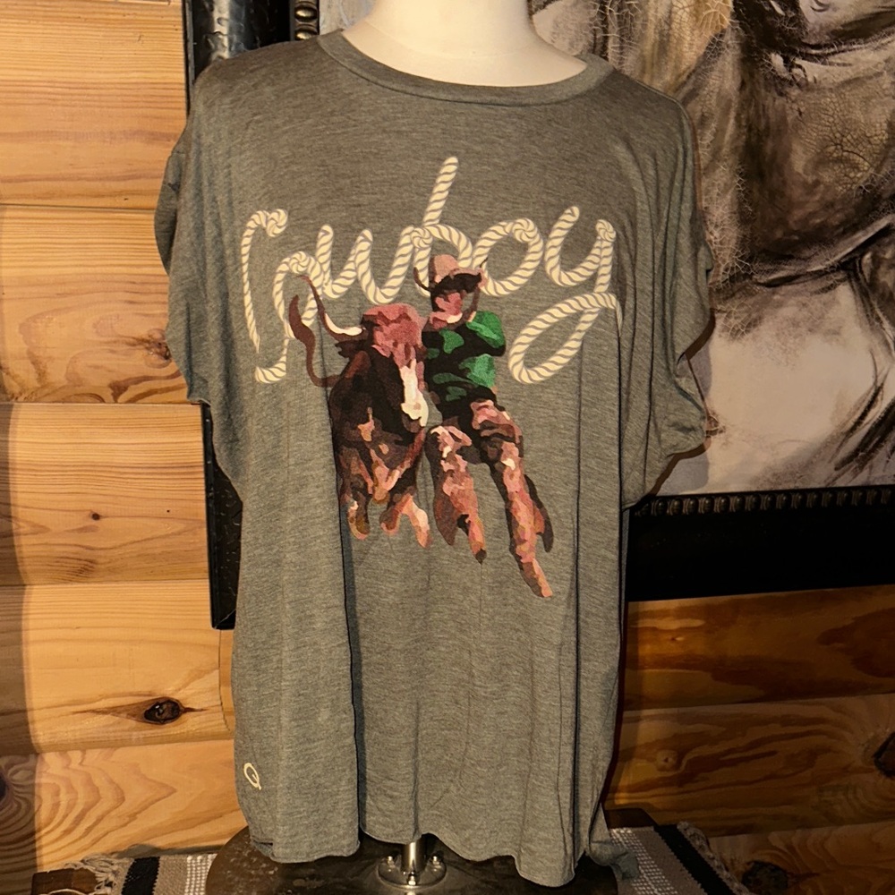 Olive Green Graphic Women's Tee